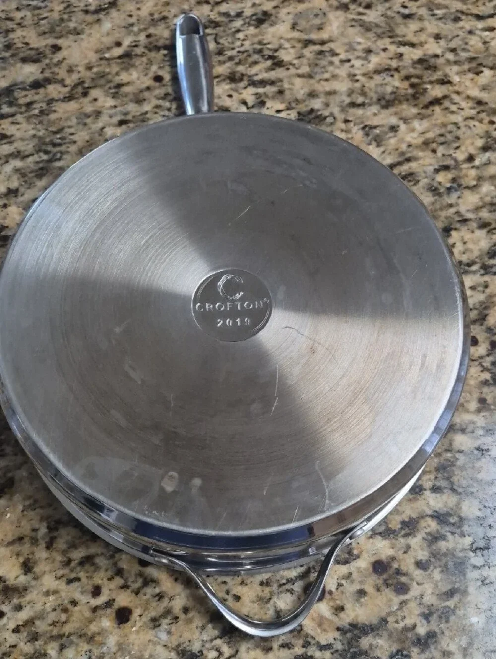 Croton Stainless Steel Skillet - Silver Finish